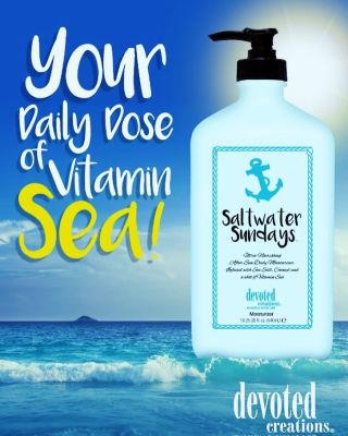 DEVOTED CREATIONS SALTWATER SUNDAYS MOISTURIZER 540ML 💦 Hydratační krém. Tenhle povzbuzující přípravek je ideální po...
